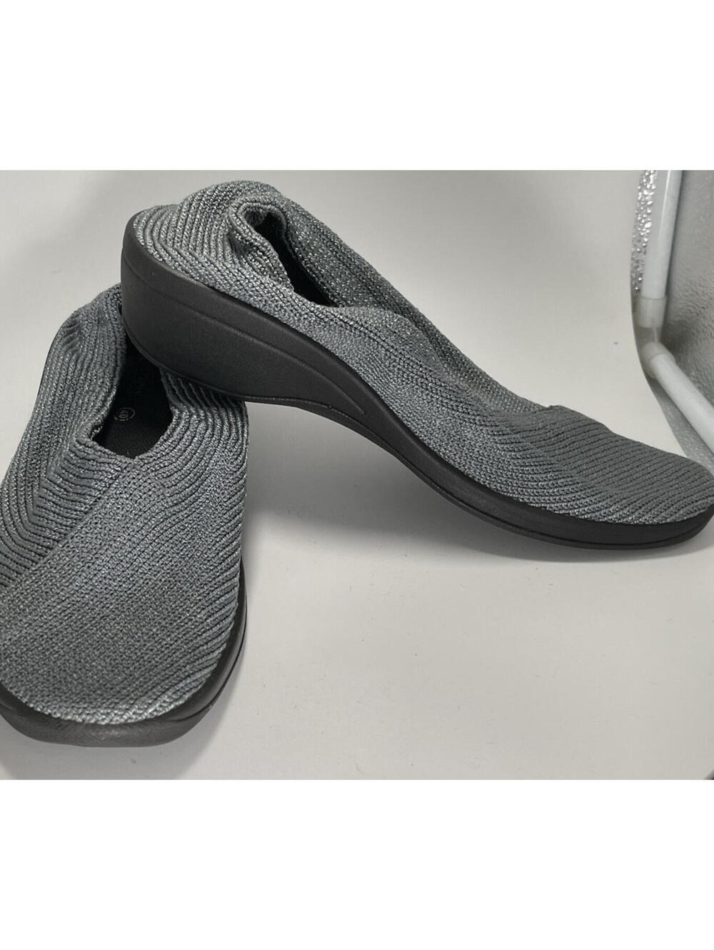 Arcopedico Sec V Gray Mesh Slip-On Women's Comfort Shoe US 9 EU 40 - Picture 2 of 7